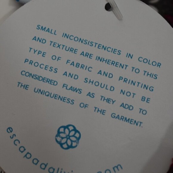 Escapada Living The Alice Tie Back Summer Tank Top Size Small - Picture 8 of 10